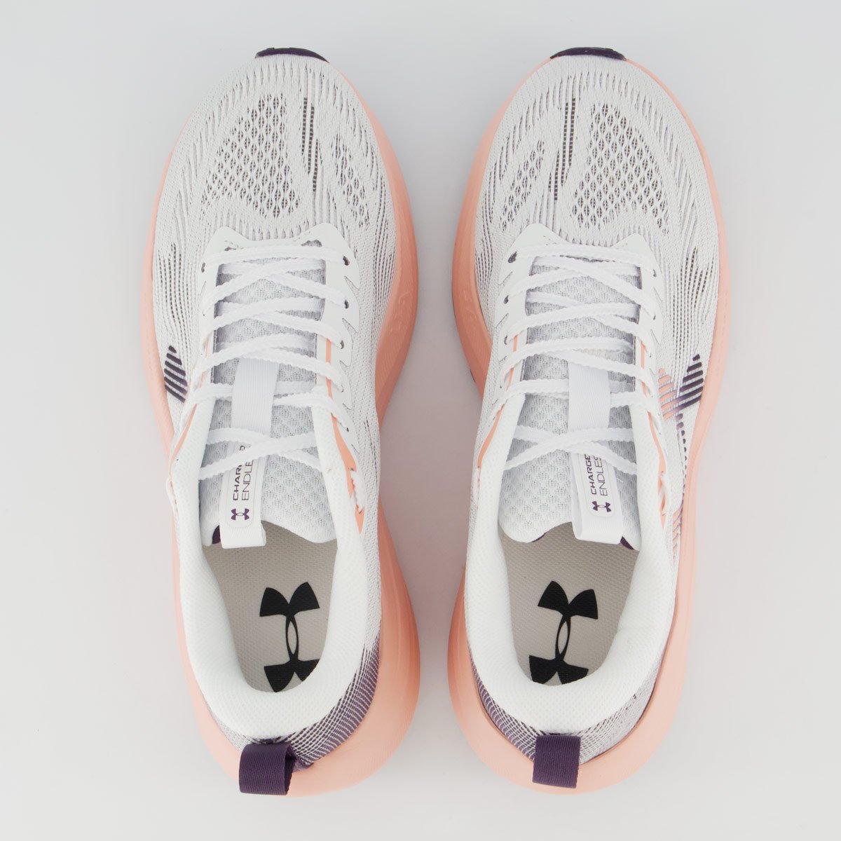 Tênis Under Armour Endless Feminino Branco e Rosa Branco/Rosa 4