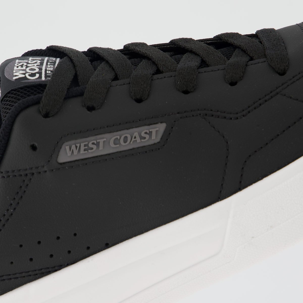 Tênis West Coast Austin Preto e Branco Preto 7