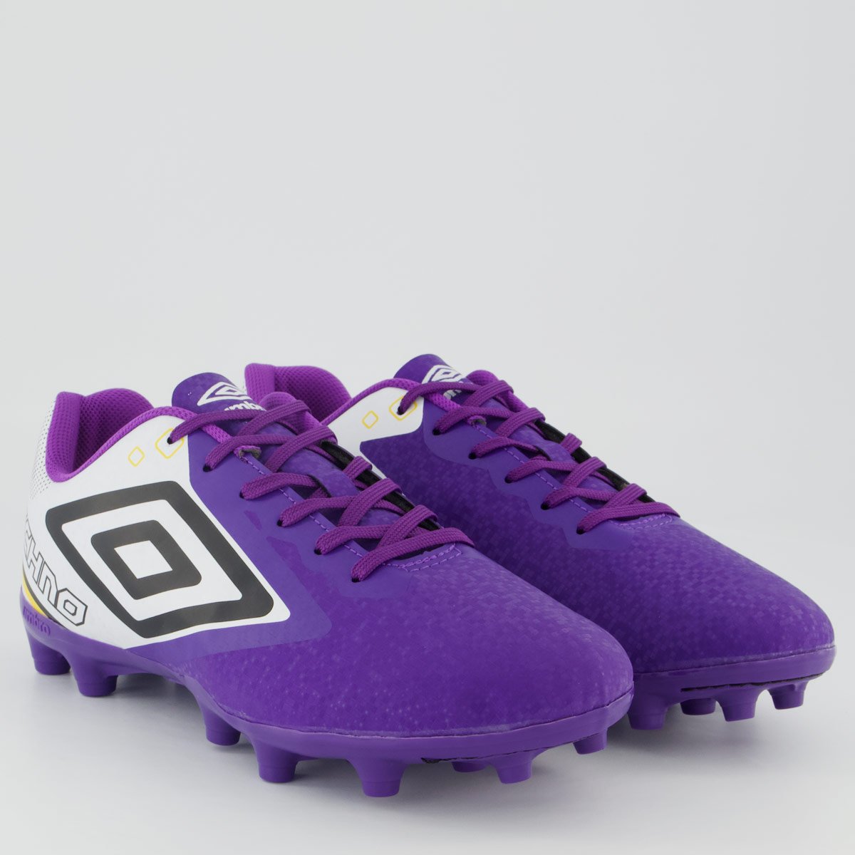 Chuteira Umbro Techno II Campo Roxa e Prata Roxo 2