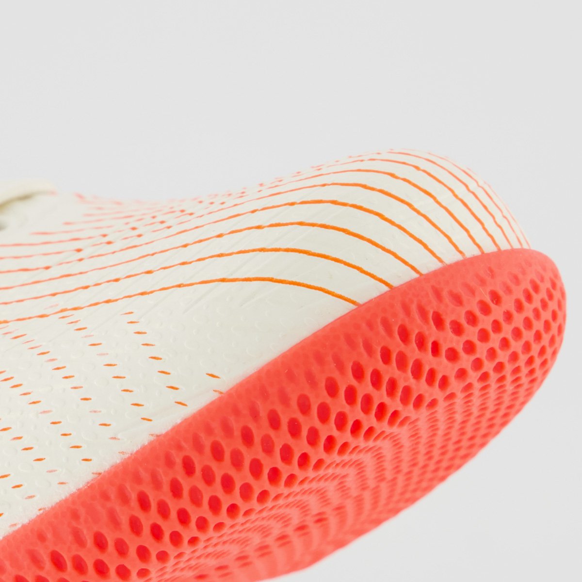 Chuteira Puma Future 9 Play Futsal Juvenil Branca e Laranja Branco 8
