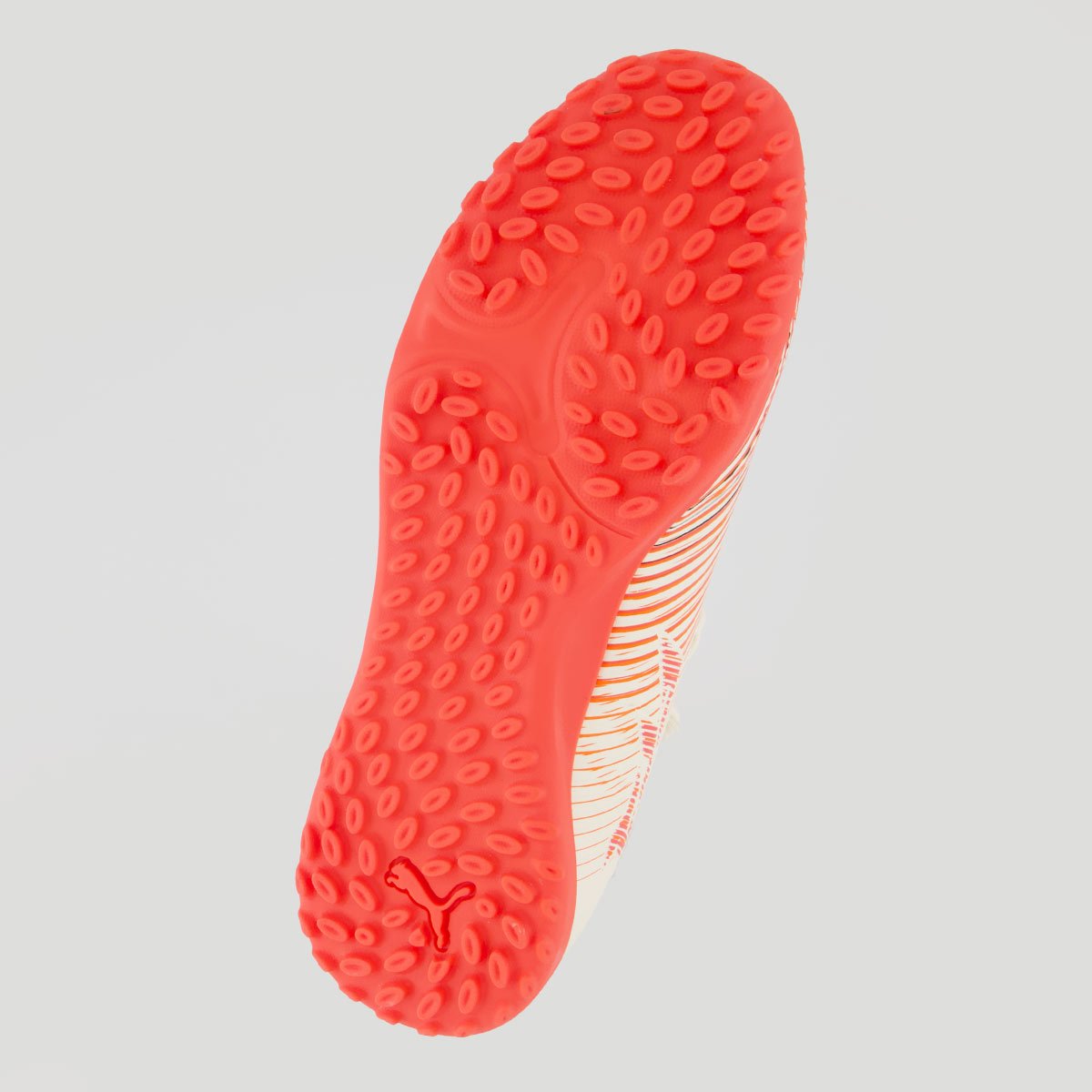 Chuteira Puma Future 9 Play Society Branca e Laranja Branco/Laranja 5