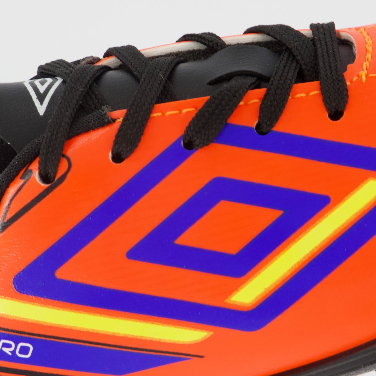 Chuteira Umbro Aerodynamic Society Juvenil Laranja e Azul Laranja 7