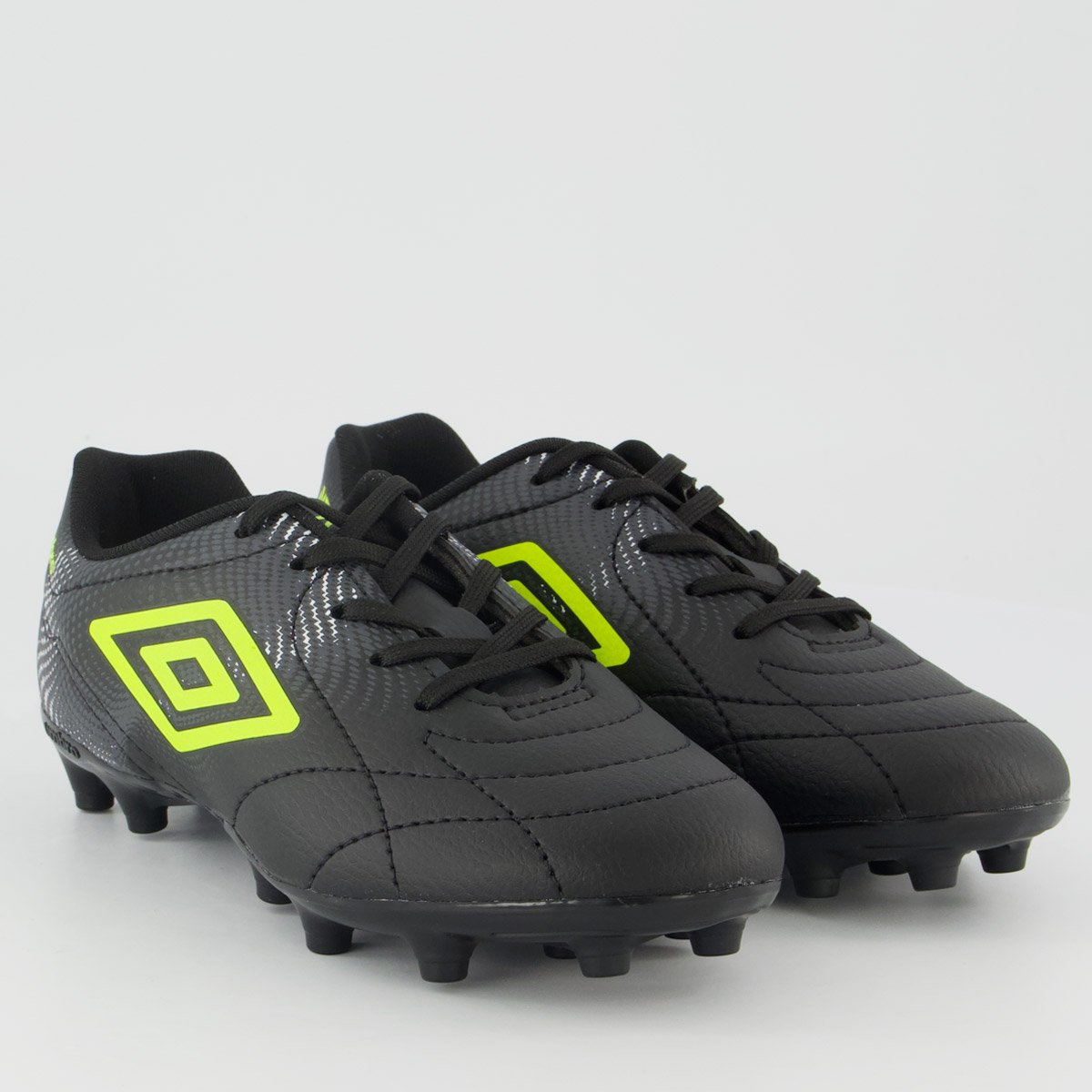 Chuteira Umbro Class Neo Juvenil Preta e Verde Preto 2