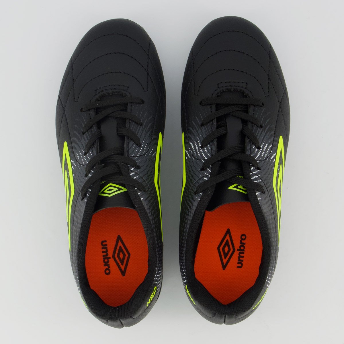 Chuteira Umbro Class Neo Juvenil Preta e Verde Preto 4