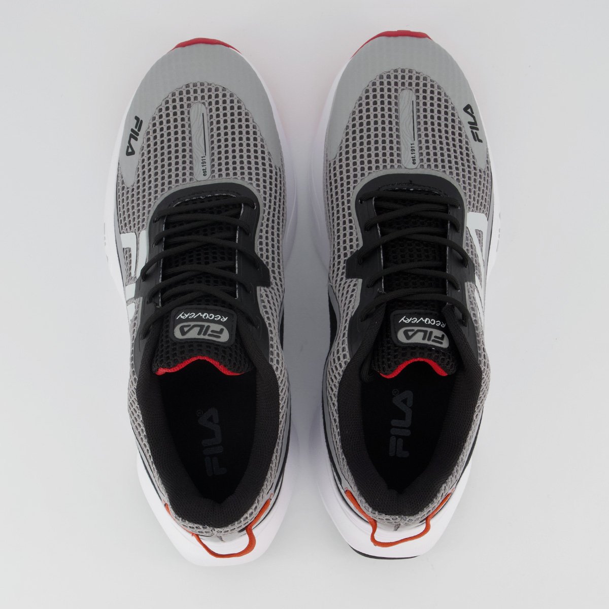 Tênis Fila Recovery Training Cinza e Branco Cinza 4