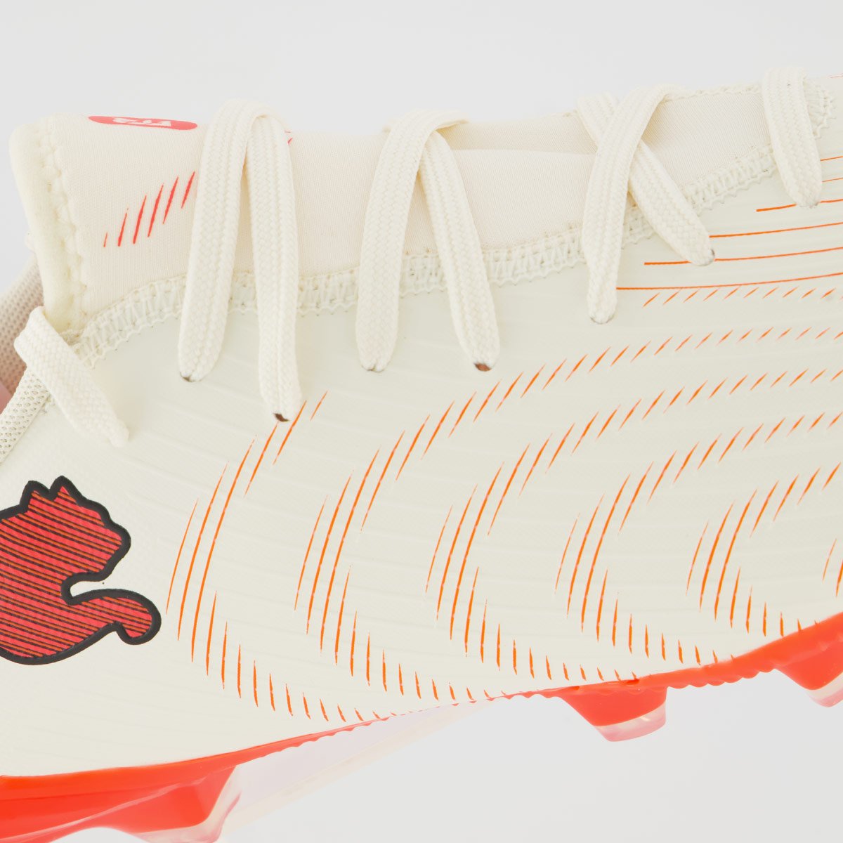 Chuteira Puma Future 9 Play Campo Off White e Laranja Off White/Laranja 7