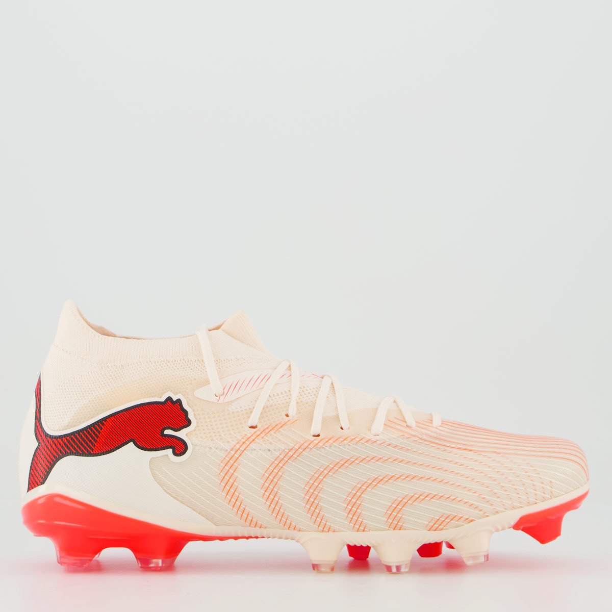 Chuteira Puma Future 9 Match BDP Campo Off White