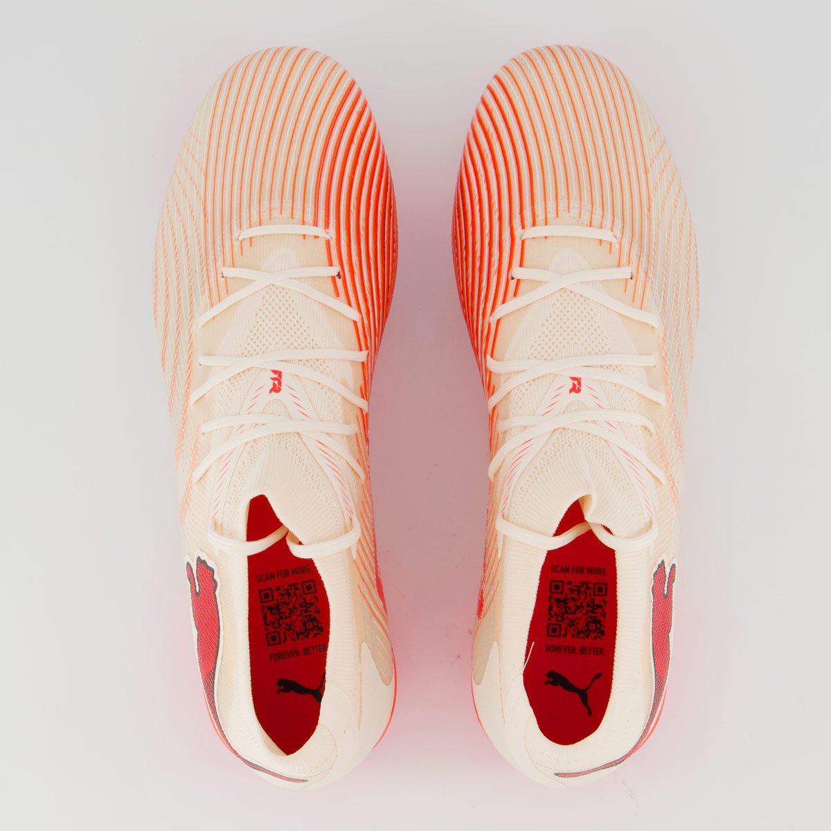 Chuteira Puma Future 9 Match BDP Campo Off White Off White/Laranja 4