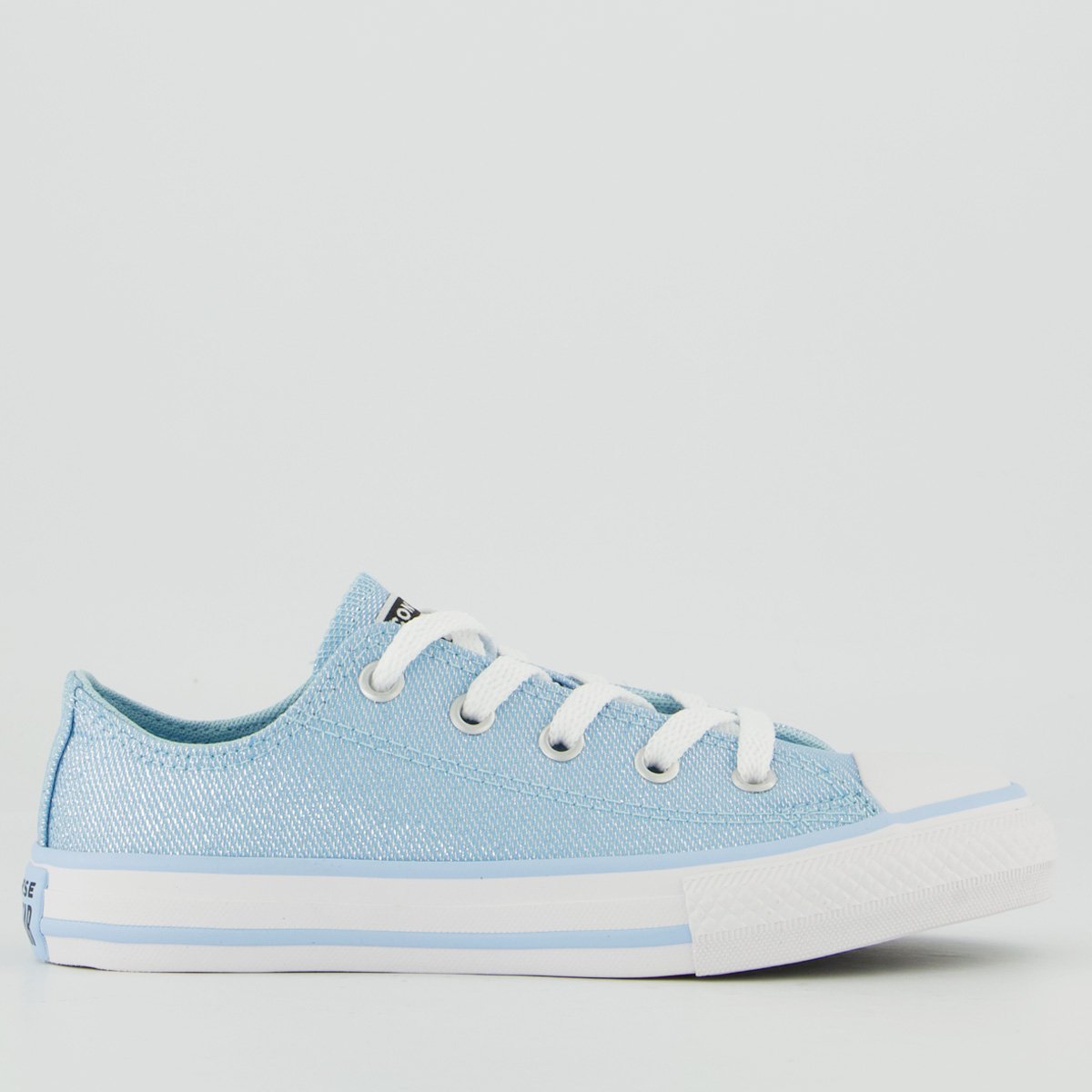Tênis Converse All Star Chuck Taylor Side Juvenil Azul e Branco