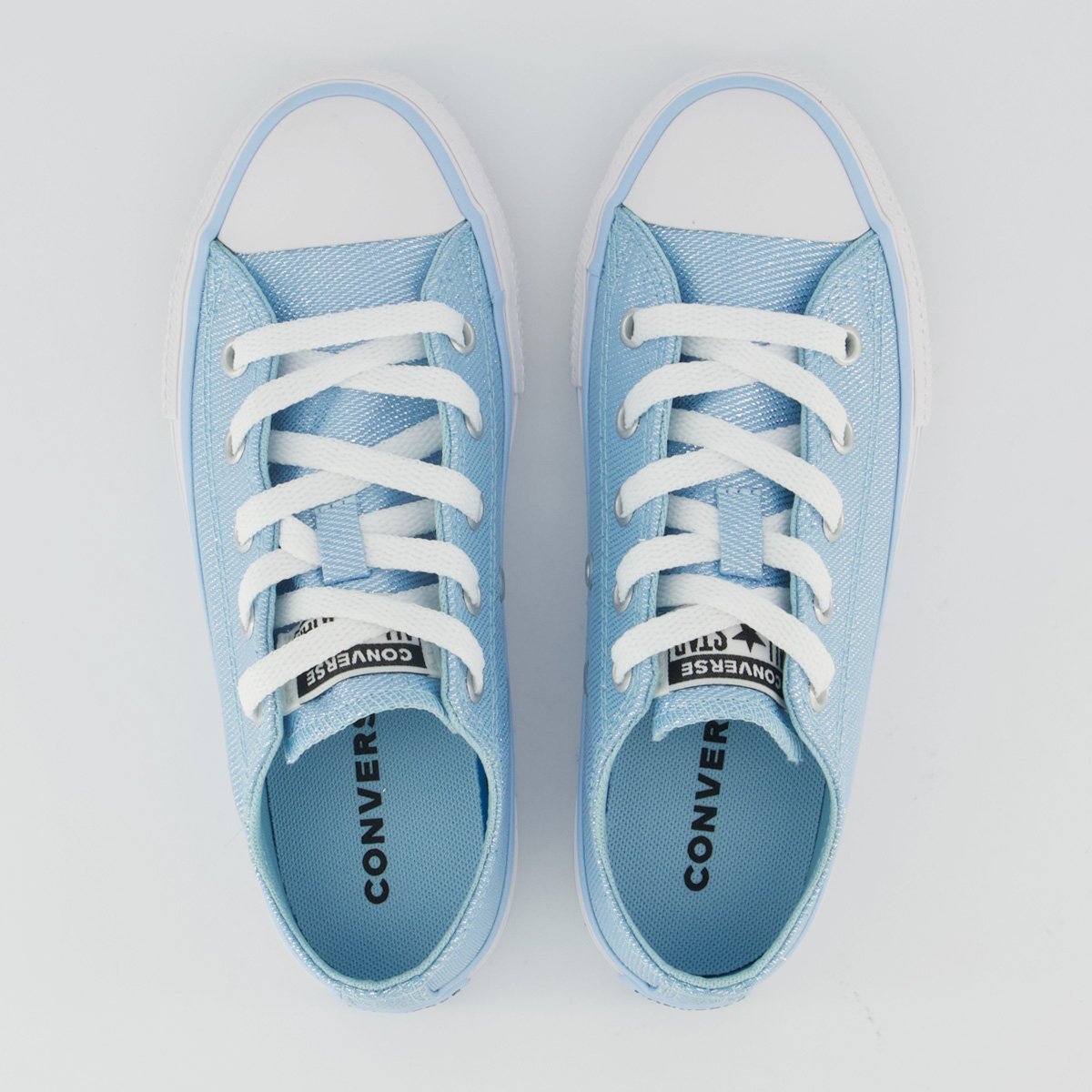 Tênis Converse All Star Chuck Taylor Side Juvenil Azul e Branco Azul 4