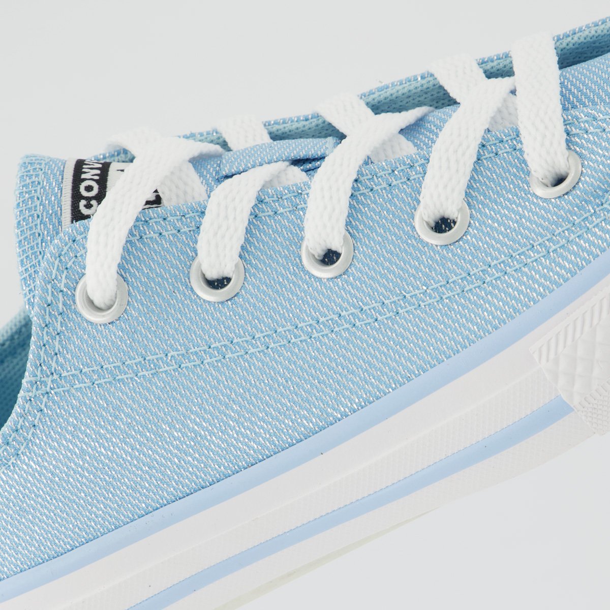 Tênis Converse All Star Chuck Taylor Side Juvenil Azul e Branco Azul 7