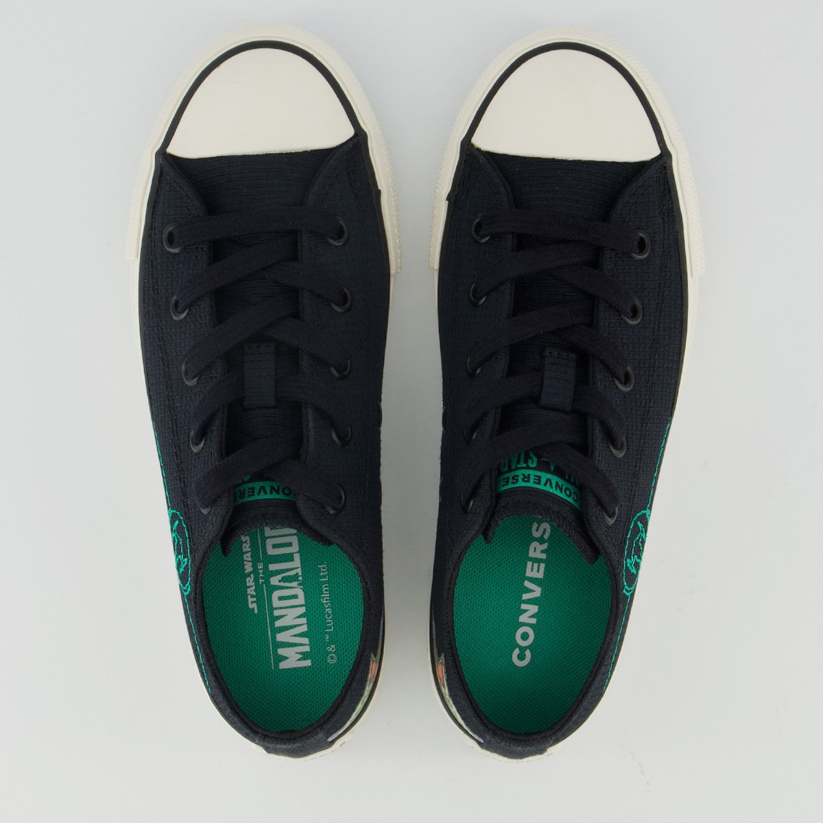 Tênis Converse All Star Chuck Taylor Star Wars Juvenil Preto e Verde Preto 4