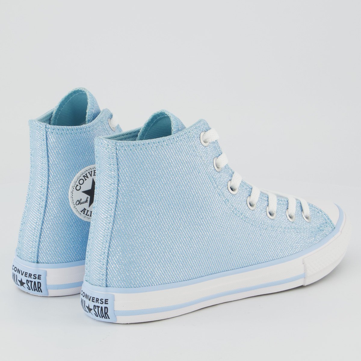 Tênis Converse All Star Chuck Taylor Side Cano Alto Juvenil Azul Azul 3