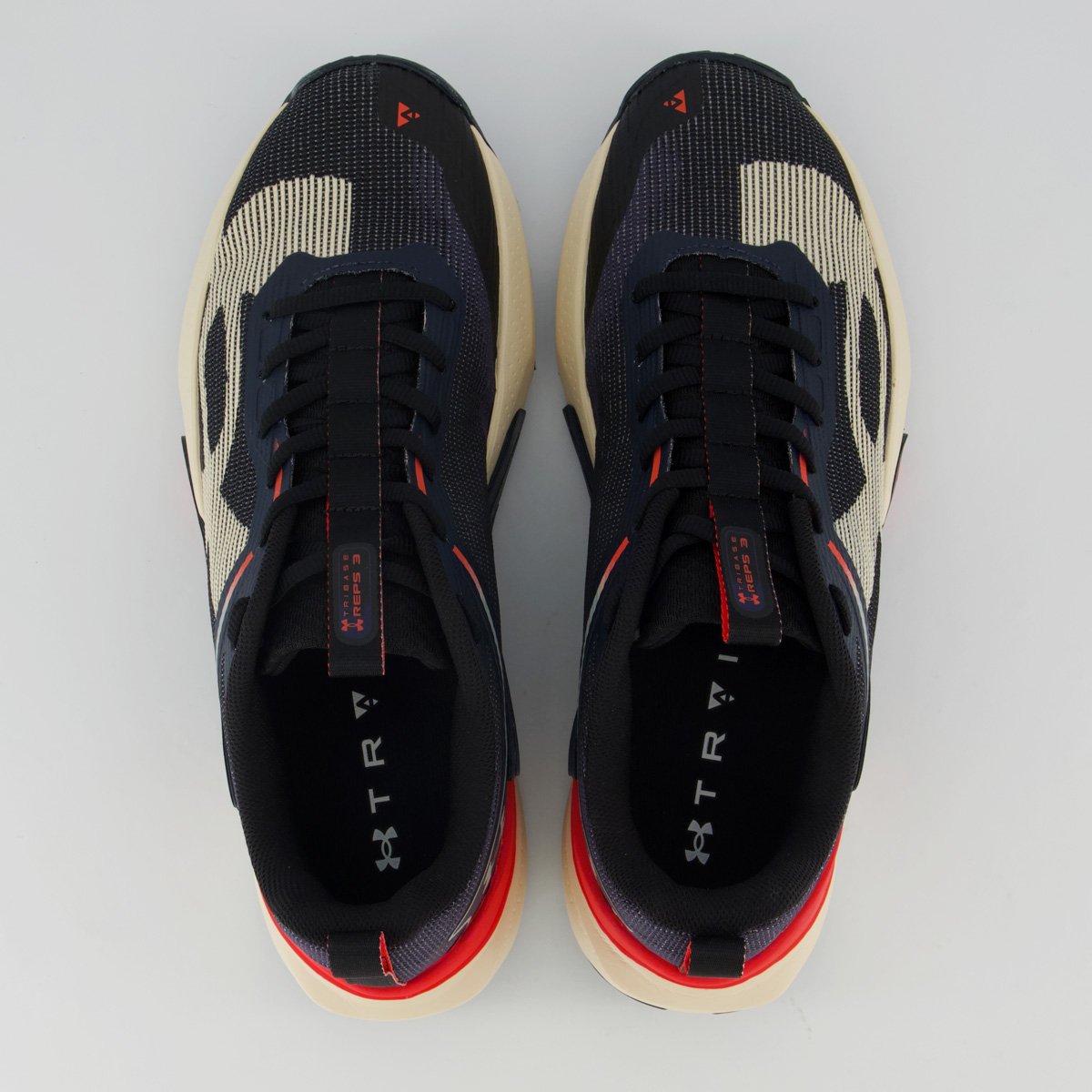Tênis Under Armour Tribase Reps 3 Preto e Marinho Preto/Azul Marinho 4