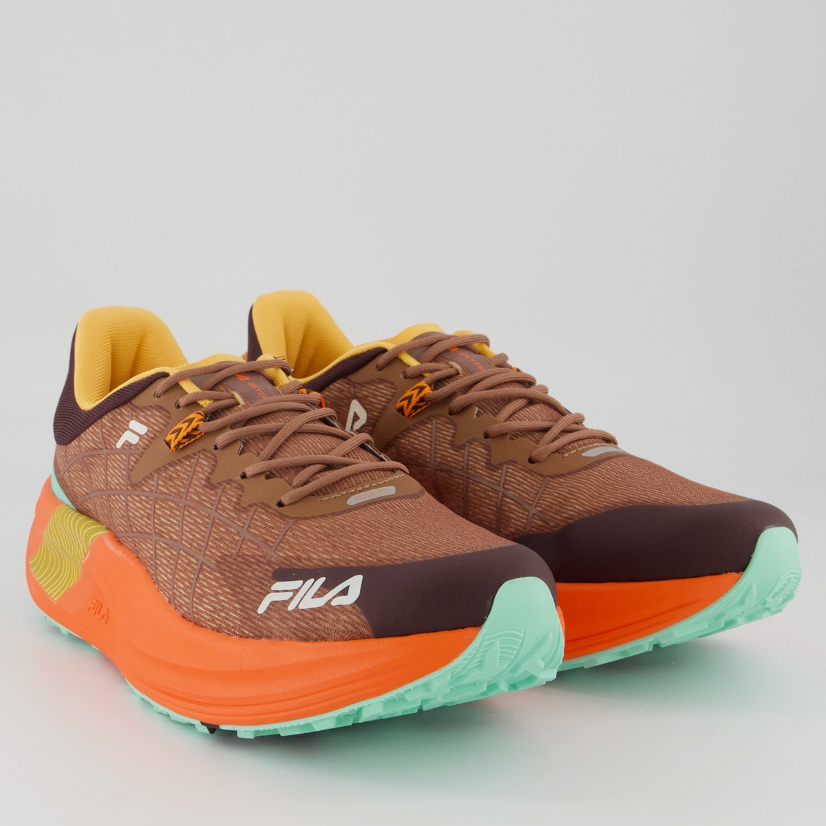 Tênis Fila Racer Skytrail Marrom e Laranja Marrom/Laranja 2