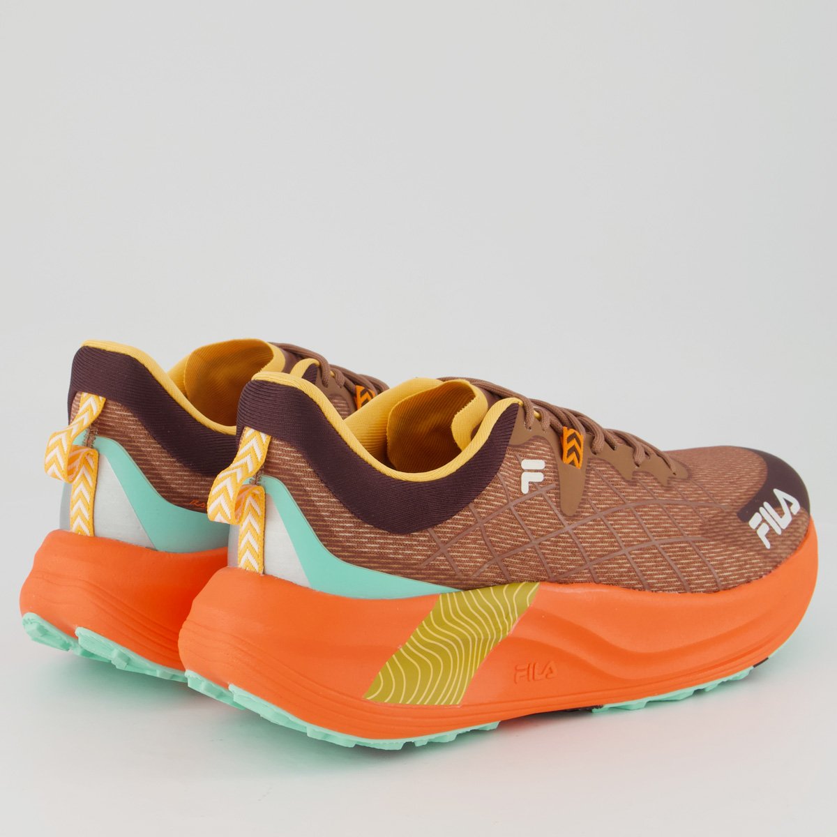 Tênis Fila Racer Skytrail Marrom e Laranja Marrom/Laranja 3