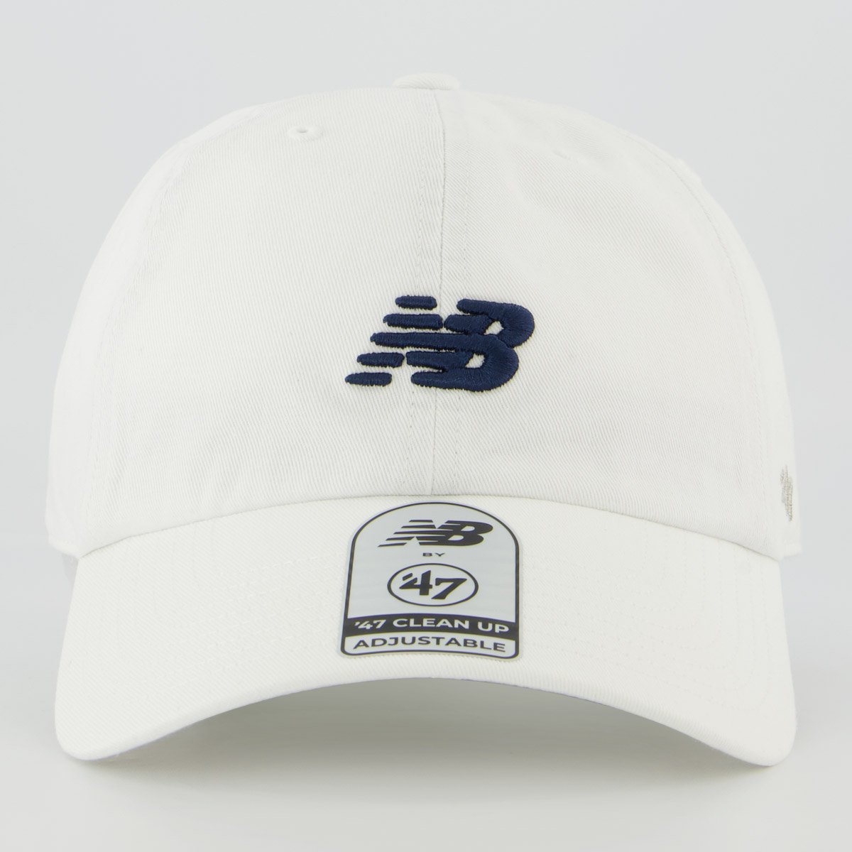 Boné New Balance 6 Panel Core Branco Branco 2