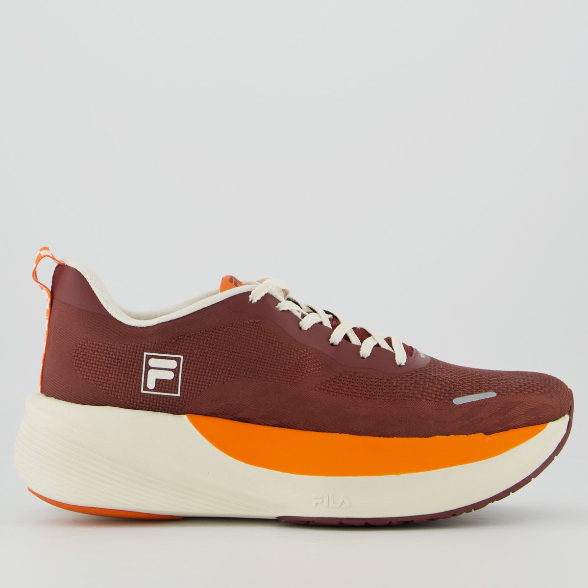 Tênis Fila Aero Skyfoam Bordô e Laranja