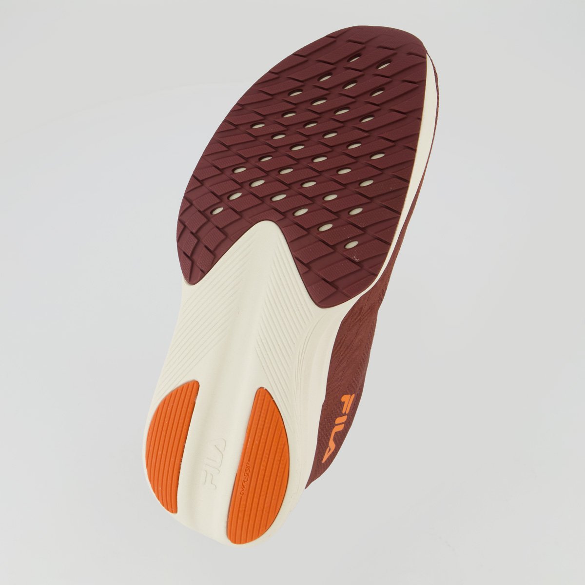 Tênis Fila Aero Skyfoam Bordô e Laranja Bordô 5