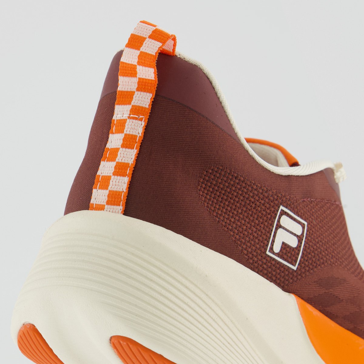 Tênis Fila Aero Skyfoam Bordô e Laranja Bordô 6