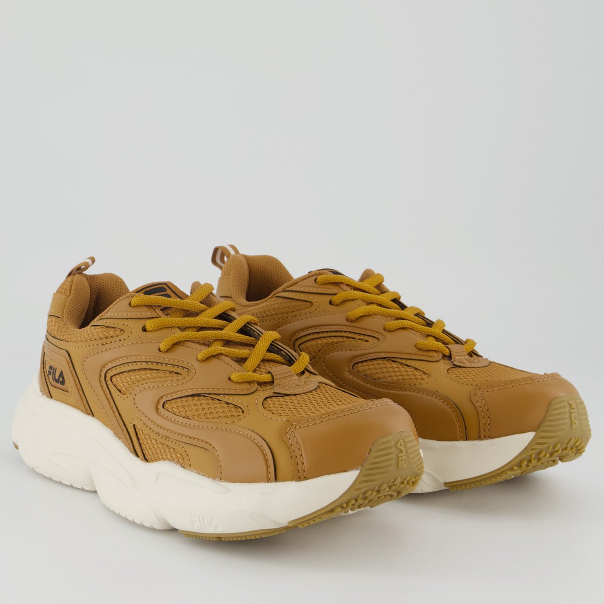 Tênis Fila Buzzard Bold Feminino Marrom Marrom 2