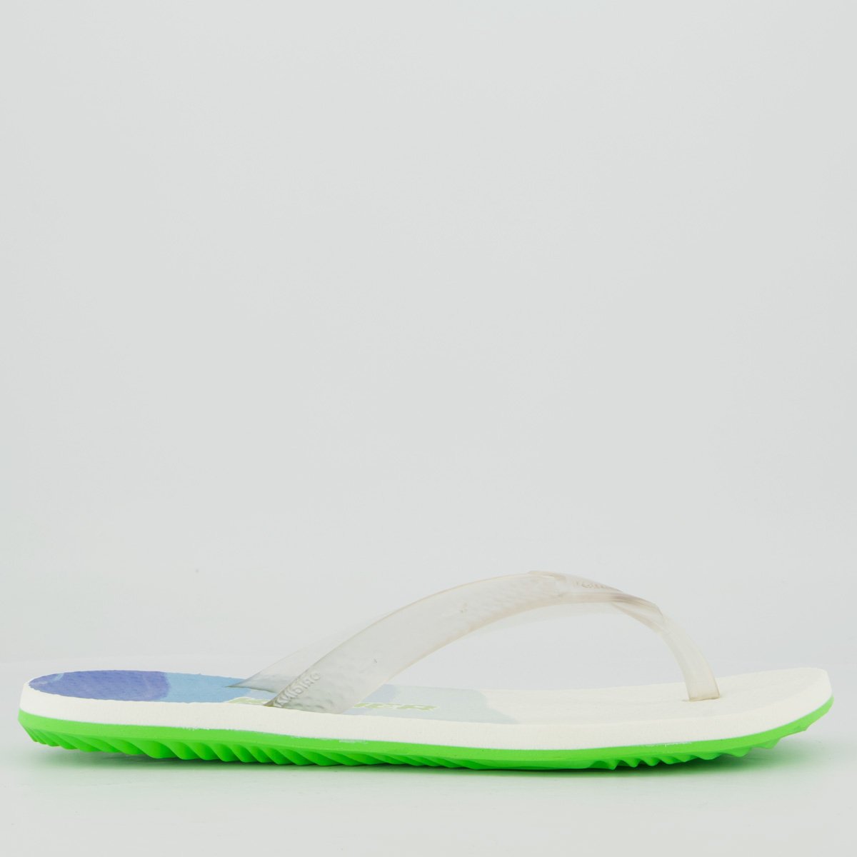 Chinelo Kenner Summer Flow Branco e Verde Branco/Azul 2