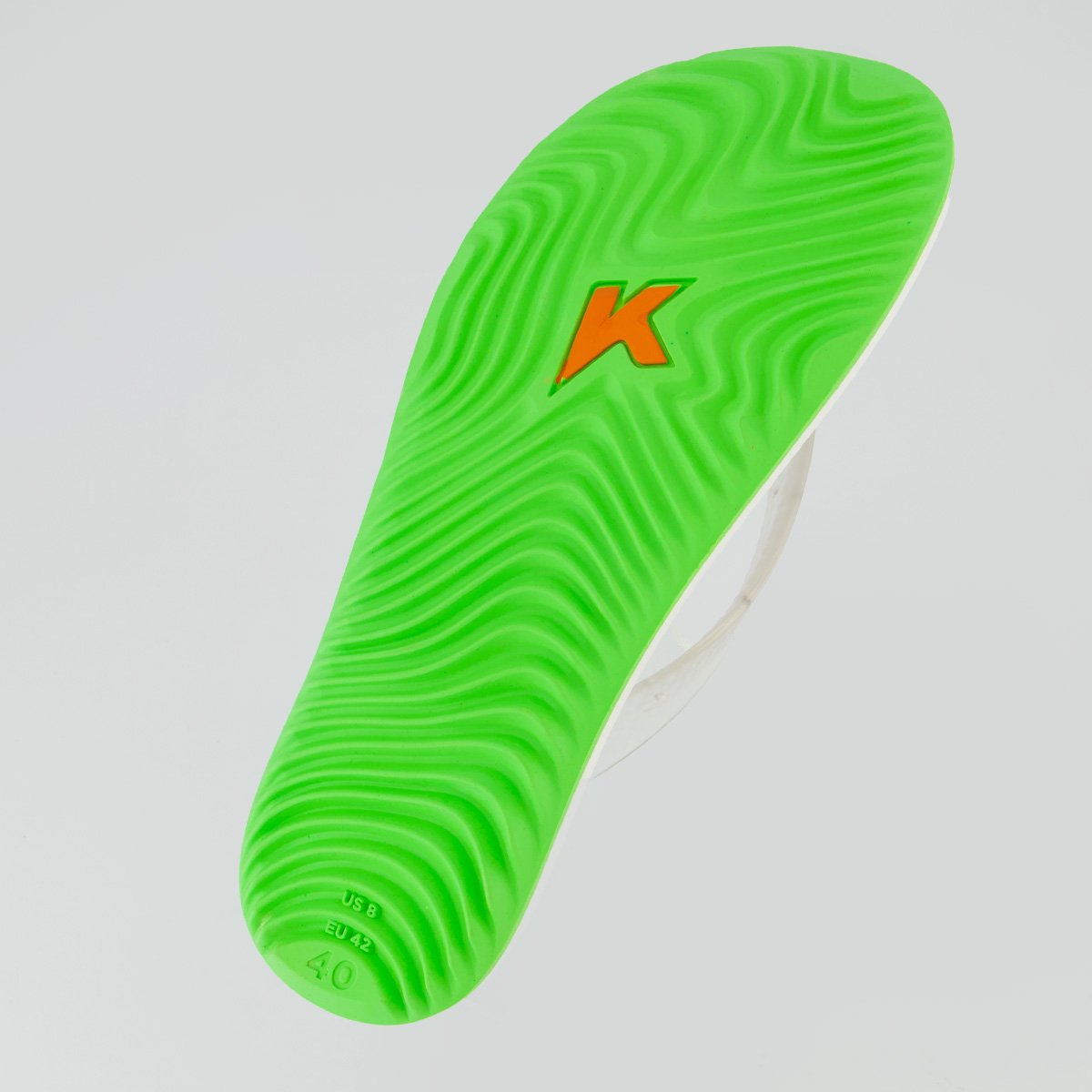Chinelo Kenner Summer Flow Branco e Verde Branco/Azul 5