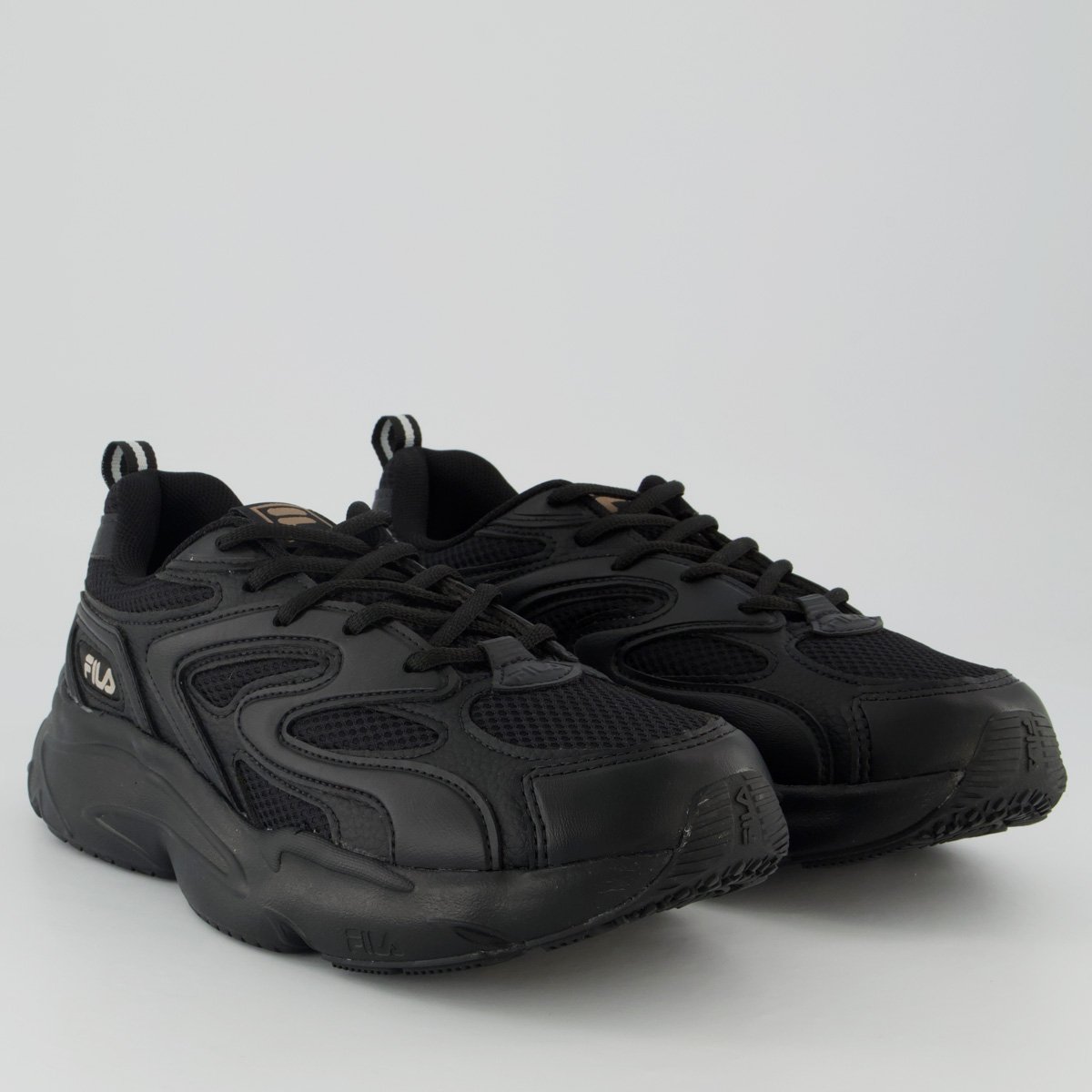 Tênis Fila Buzzard Bold Preta Preto 4