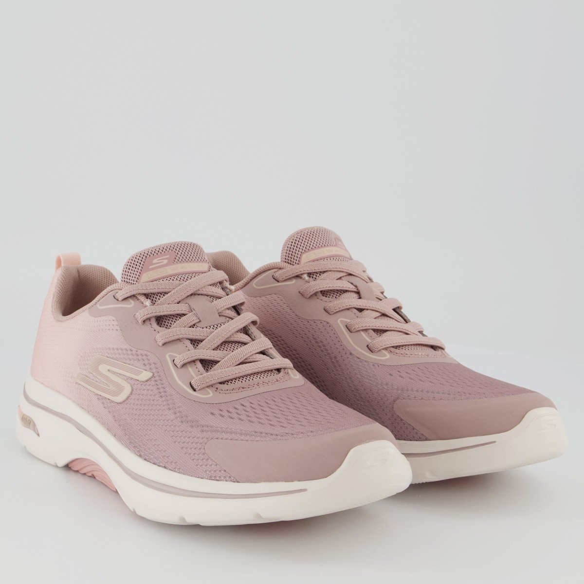 Tênis Skechers Go Walk Arch Fit 2.0 Feminino Rosa Rosa 2