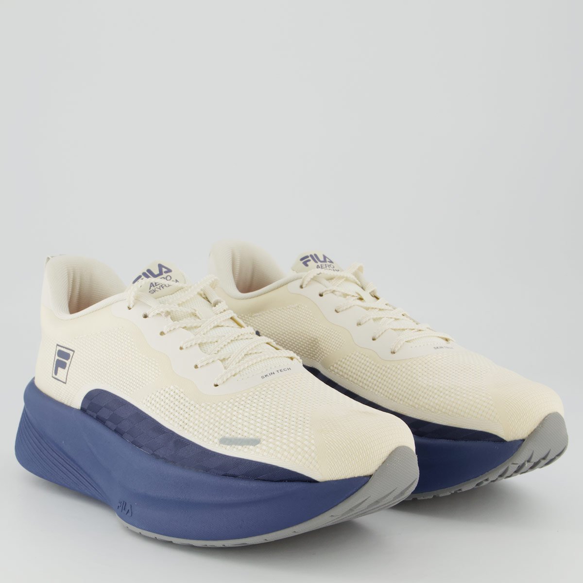 Tênis Fila Aero Skyfoam Bege e Azul Bege/Azul 6