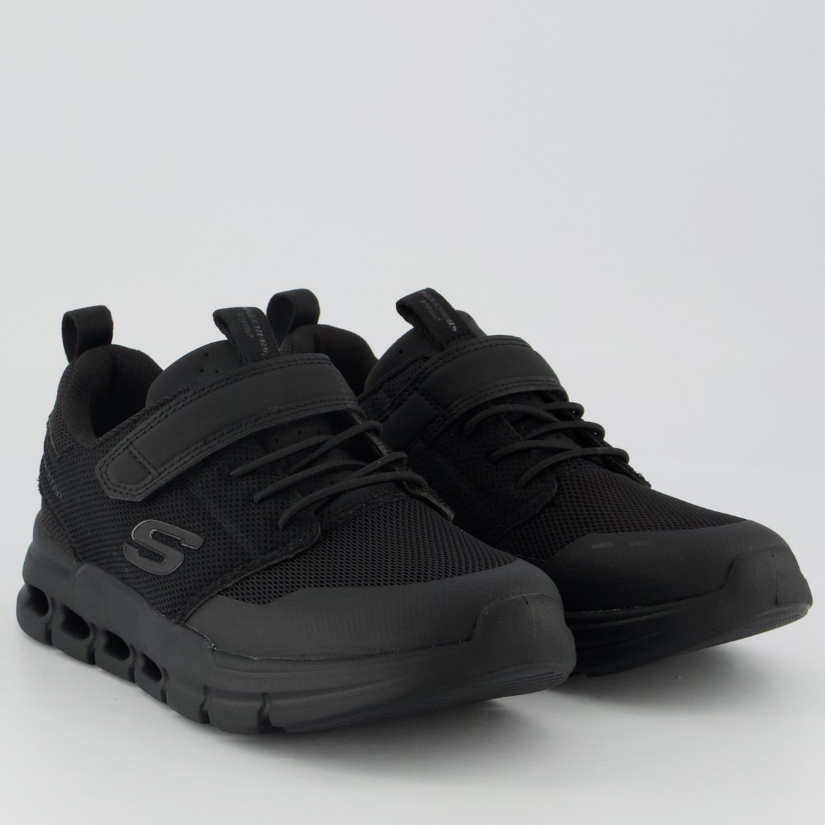 Tênis Skechers Glide-Step Flow Infantil Preto Preto 2