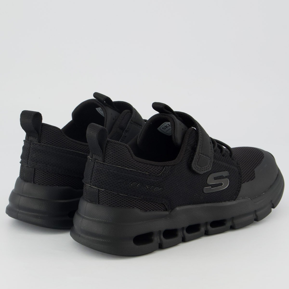 Tênis Skechers Glide-Step Flow Infantil Preto Preto 3