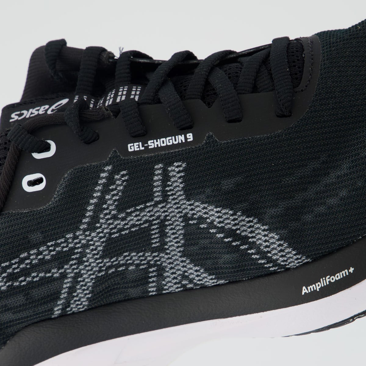 Tênis Asics Gel Shogun 9 Preto e Branco Preto 7