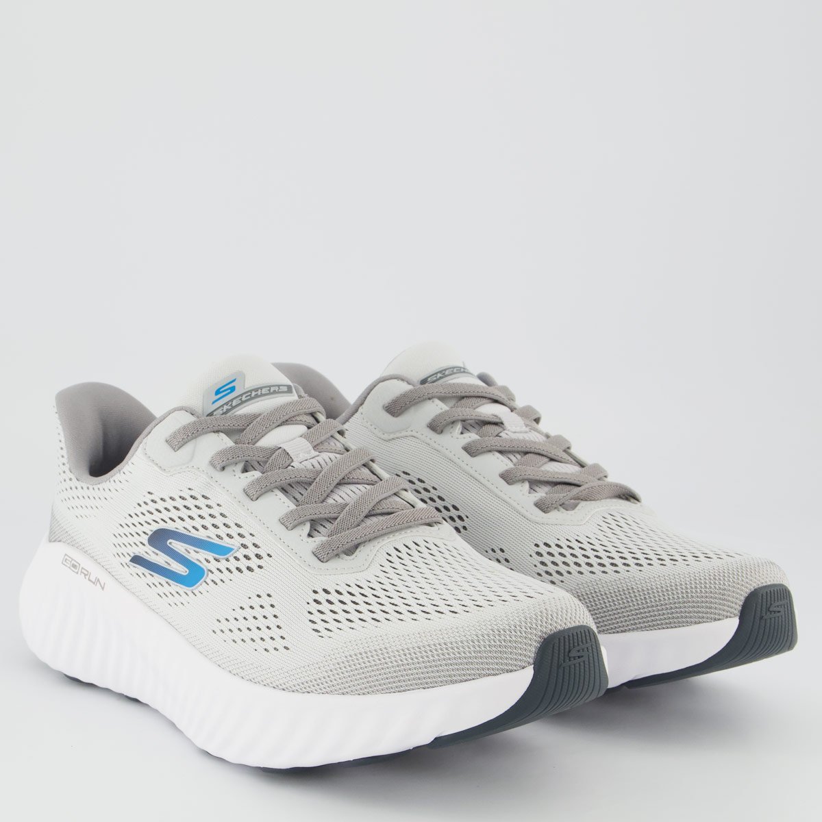 Tênis Skechers Go Run Now Cinza Cinza 2