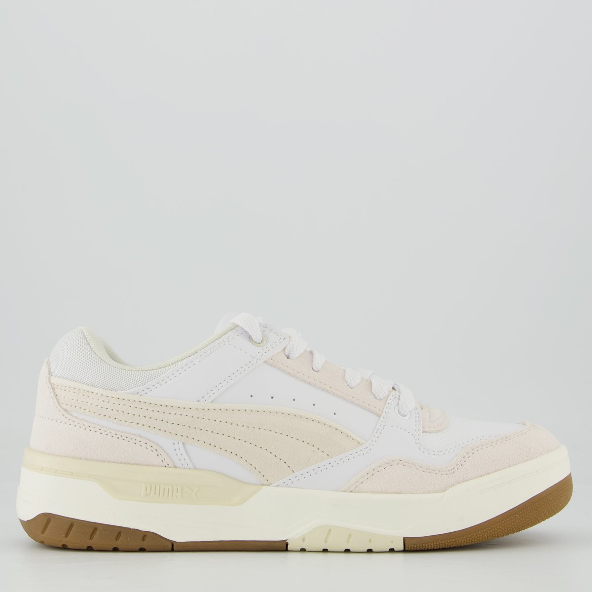 Tênis Puma Rebound Retro Sd Bege e Branco