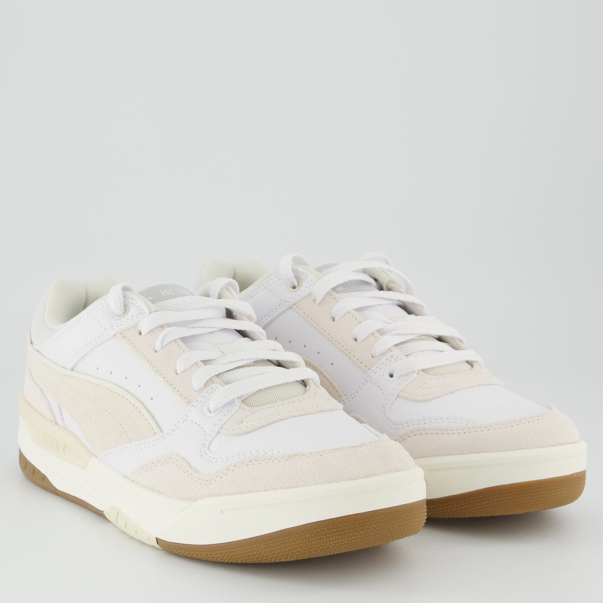 Tênis Puma Rebound Retro Sd Bege e Branco Branco/Bege 2