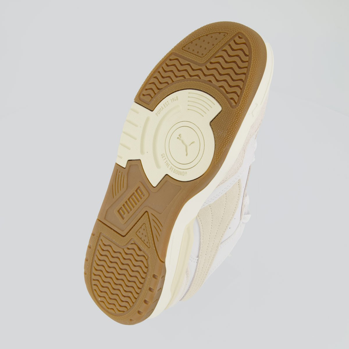 Tênis Puma Rebound Retro Sd Bege e Branco Branco/Bege 5