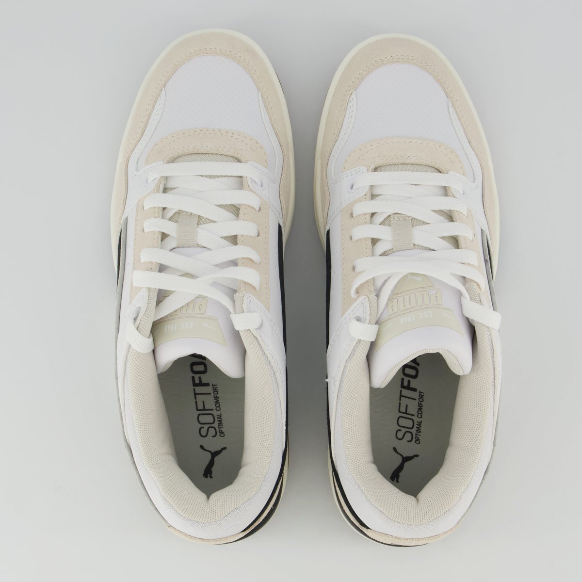 Tênis Puma Rebound Retro Sd Branco e Preto Branco/Preto 4