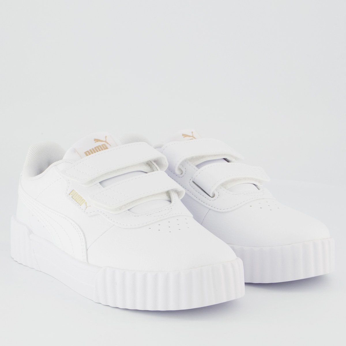 Tênis Puma Carina 3 Infantil Branco Branco 2