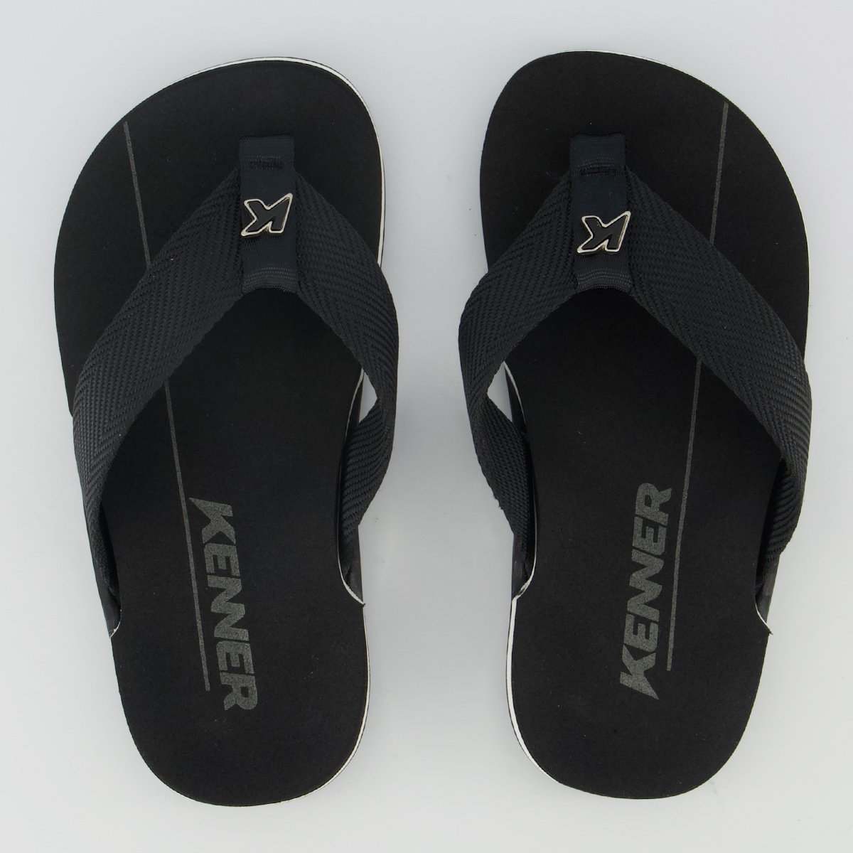 Chinelo Kenner NK6 pro Infantil Preto