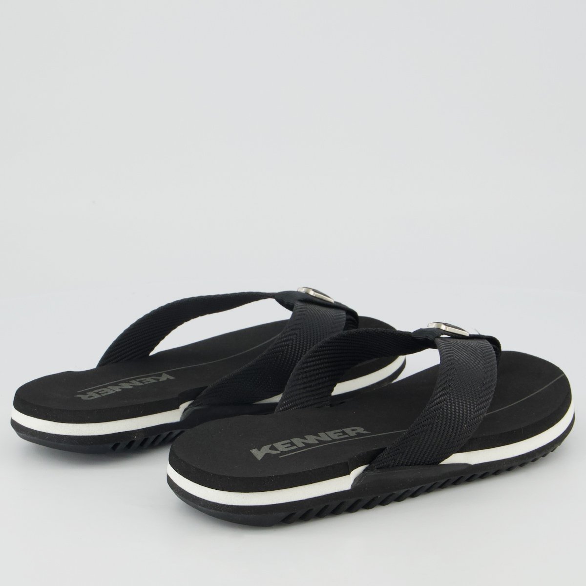 Chinelo Kenner NK6 pro Infantil Preto Preto 4