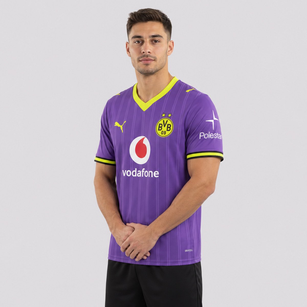 Camisa Puma Borussia Dortmund Third 2027 Roxo/Amarelo 2