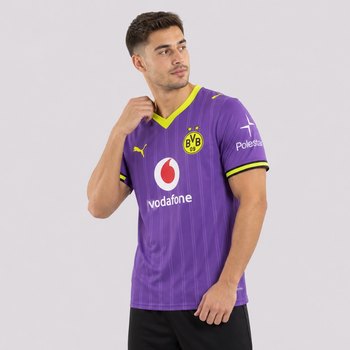 Camisa Puma Borussia Dortmund Third 2027 Roxo/Amarelo 3