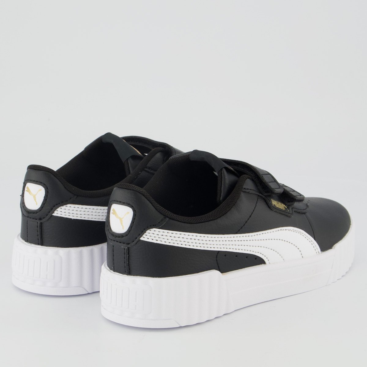 Tênis Puma Carina 3.0 Infantil Preto e Branco Preto 3