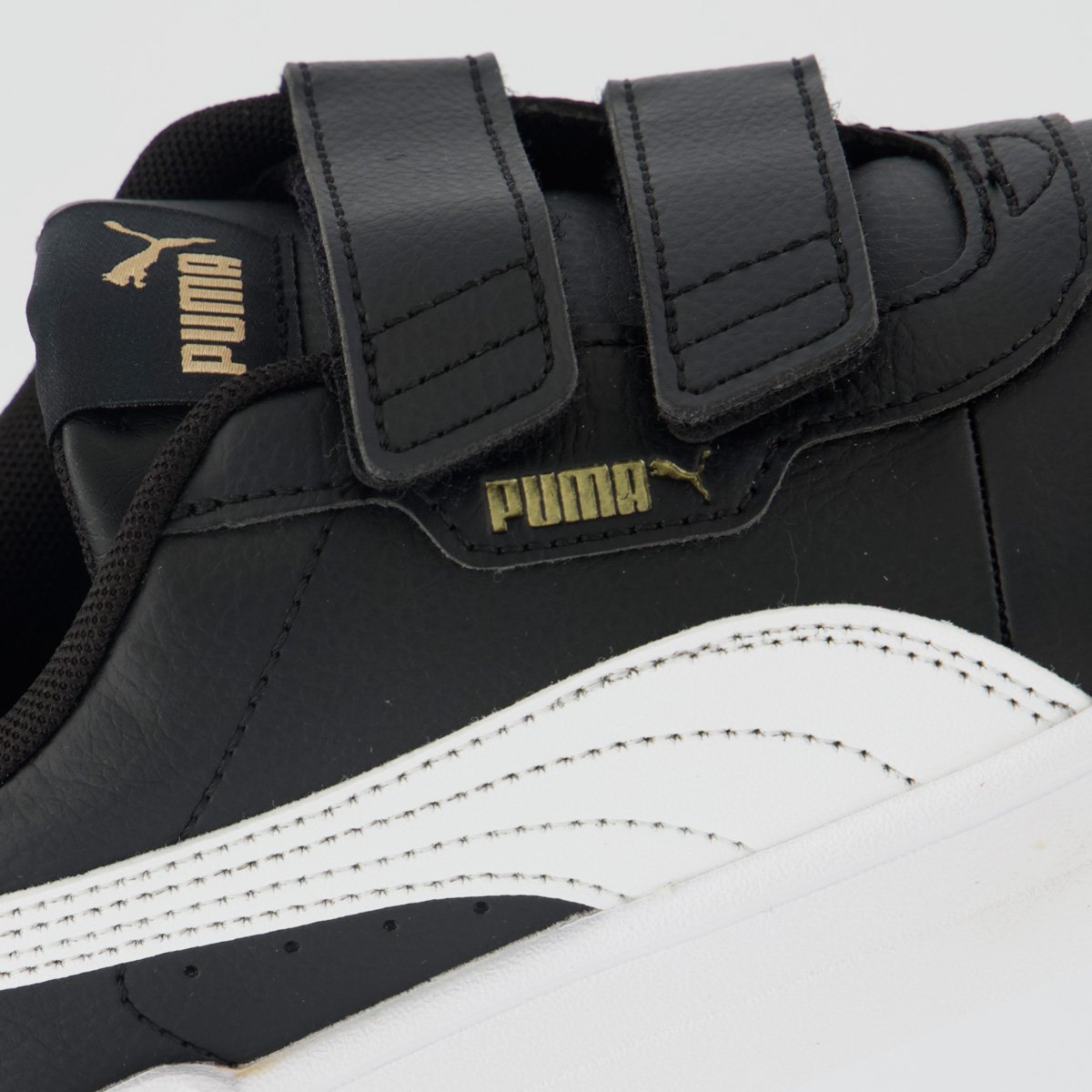 Tênis Puma Carina 3.0 Infantil Preto e Branco Preto 7
