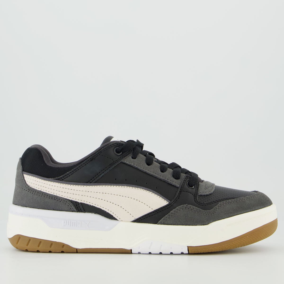 Tênis Puma Rebound Retro Sd Preto e Branco