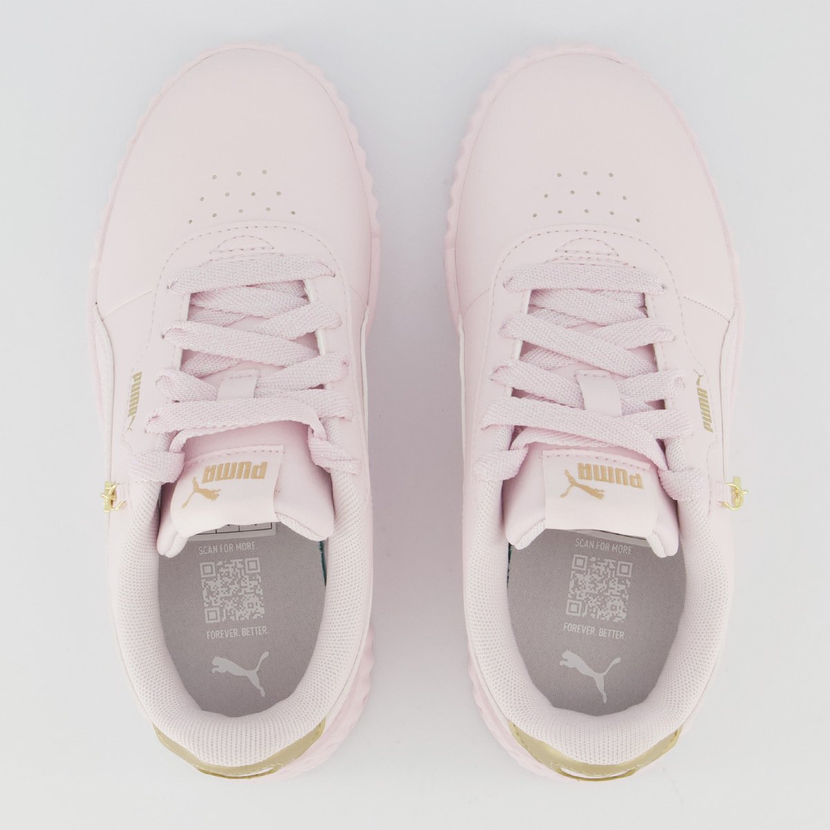 Tênis Puma Carina 3.0 Charm Infantil Rosa Rosa 4