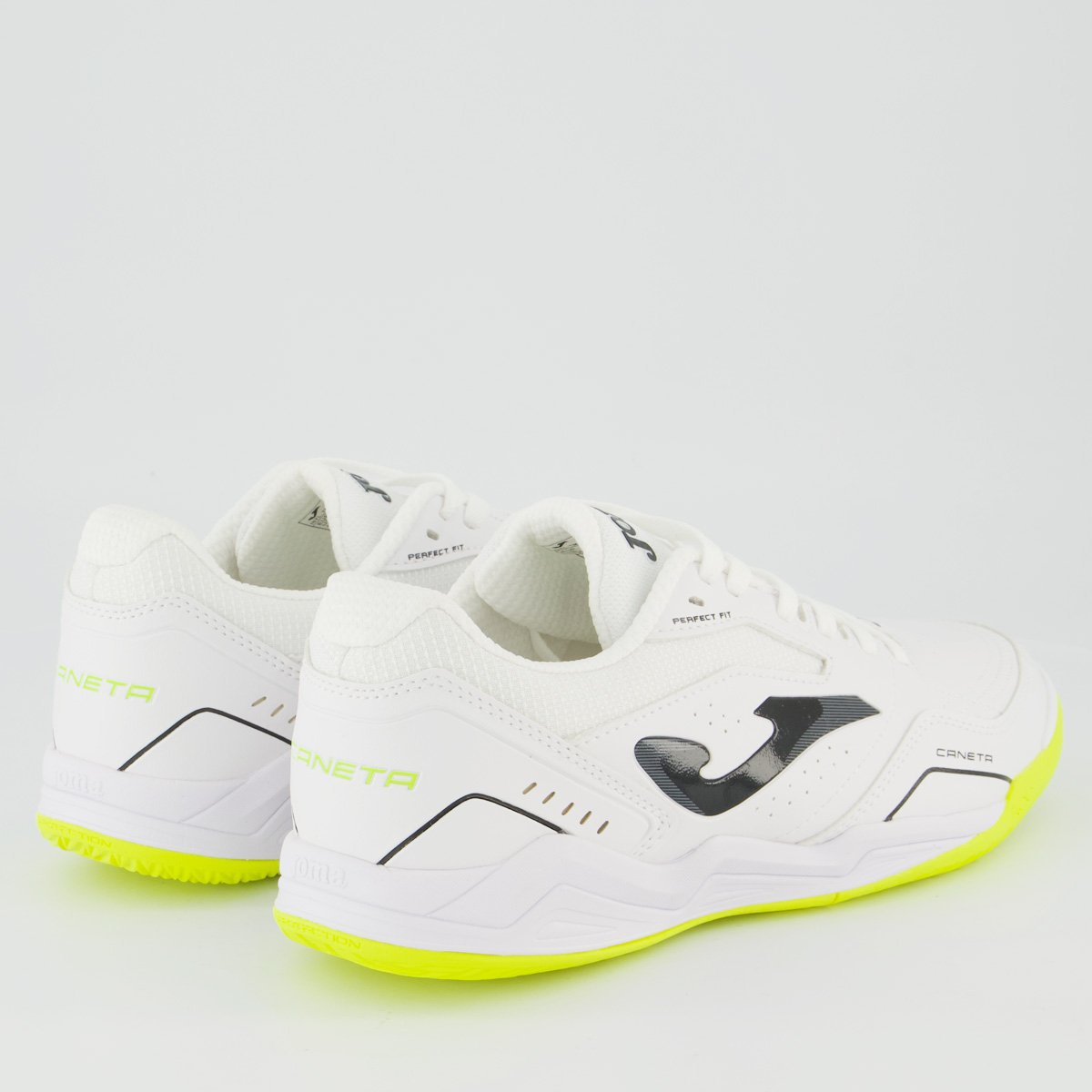 Chuteira Joma Caneta Futsal Branca e Preta Branco 3