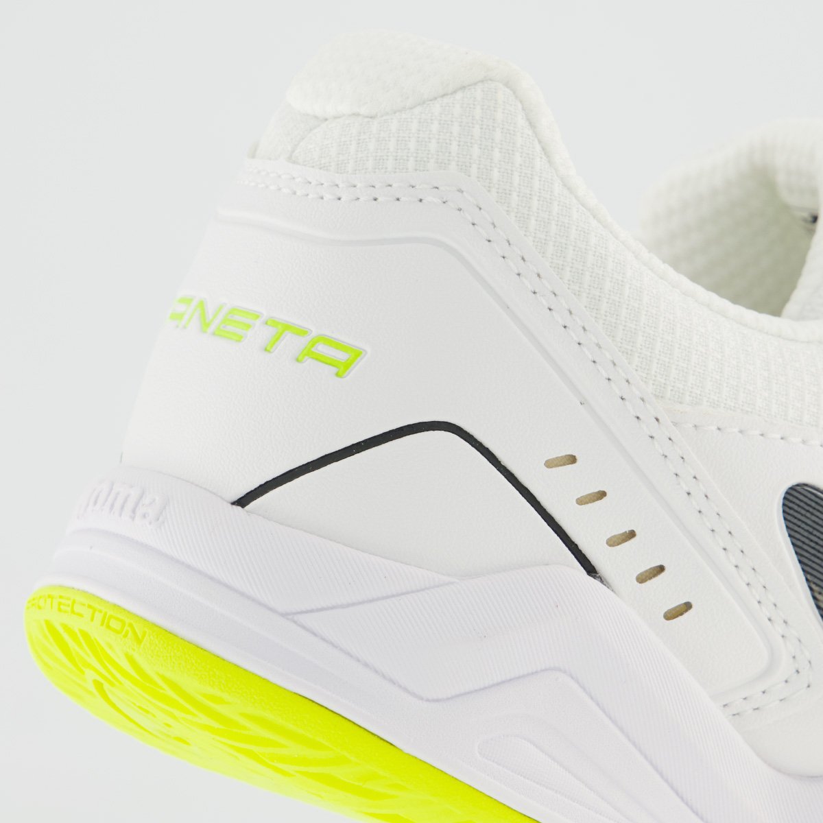 Chuteira Joma Caneta Futsal Branca e Preta Branco 6