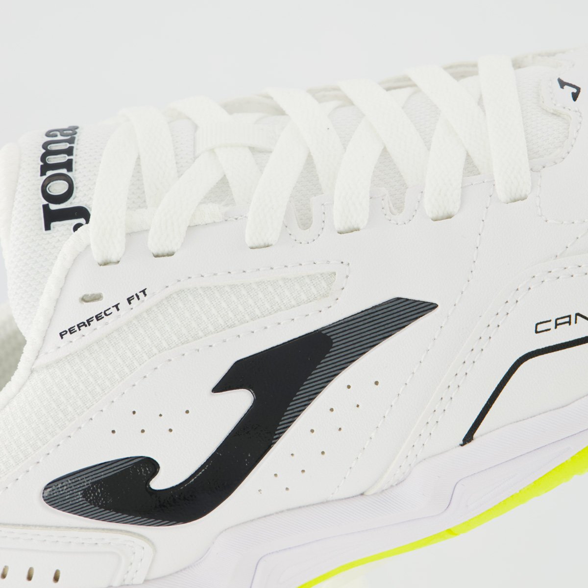 Chuteira Joma Caneta Futsal Branca e Preta Branco 7